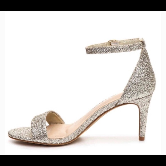 Kelly & Katie kristie gold glitter heels pumps 6 - Picture 1 of 8